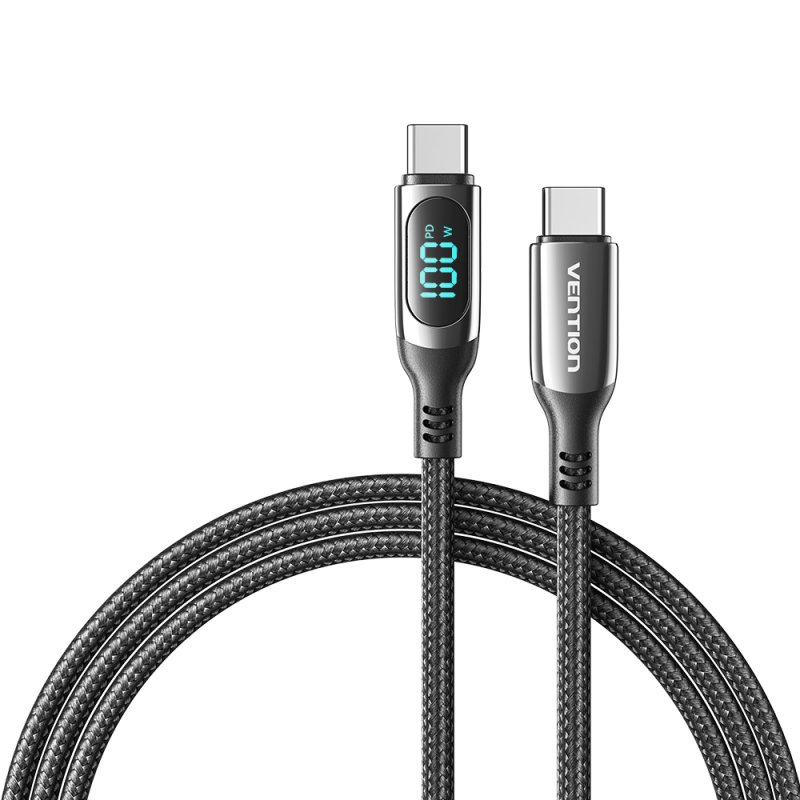 Vention TAYBAV câble USB USB 2.0 1,2 m USB C Noir