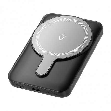 Vention FHSB0 5000mAh 20W magnetic powerbank USB-A to USB-C cable (black)