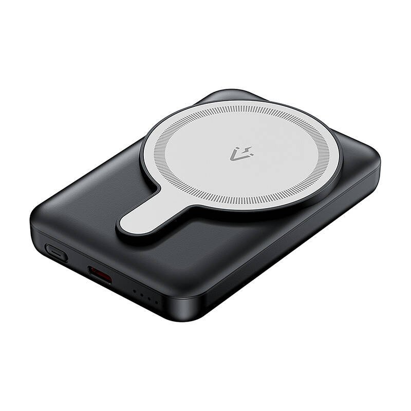 Vention FHSB0 5000mAh 20W magnetic powerbank USB-A to USB-C cable (black)