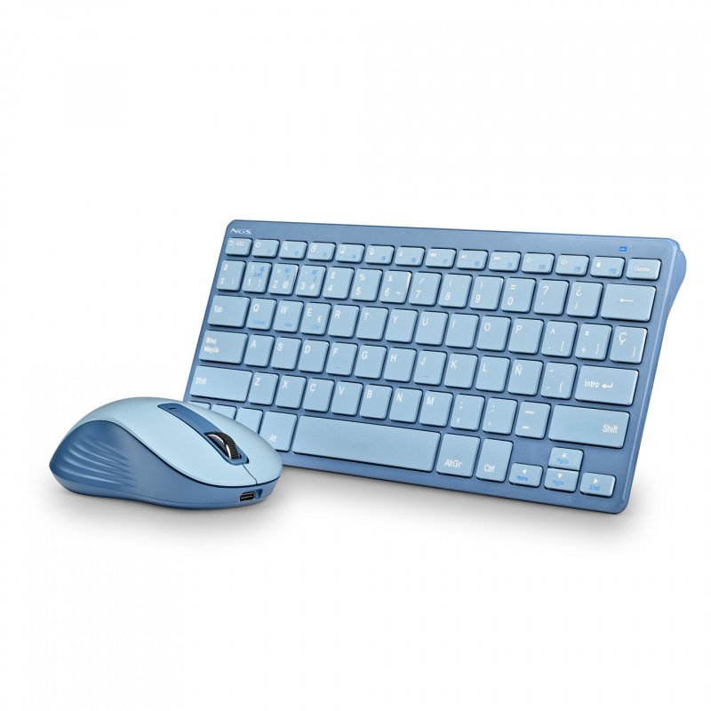 NGS FANTASY (AZERTY, FR) clavier Souris incluse Universel RF sans fil Bluetooth Français Bleu