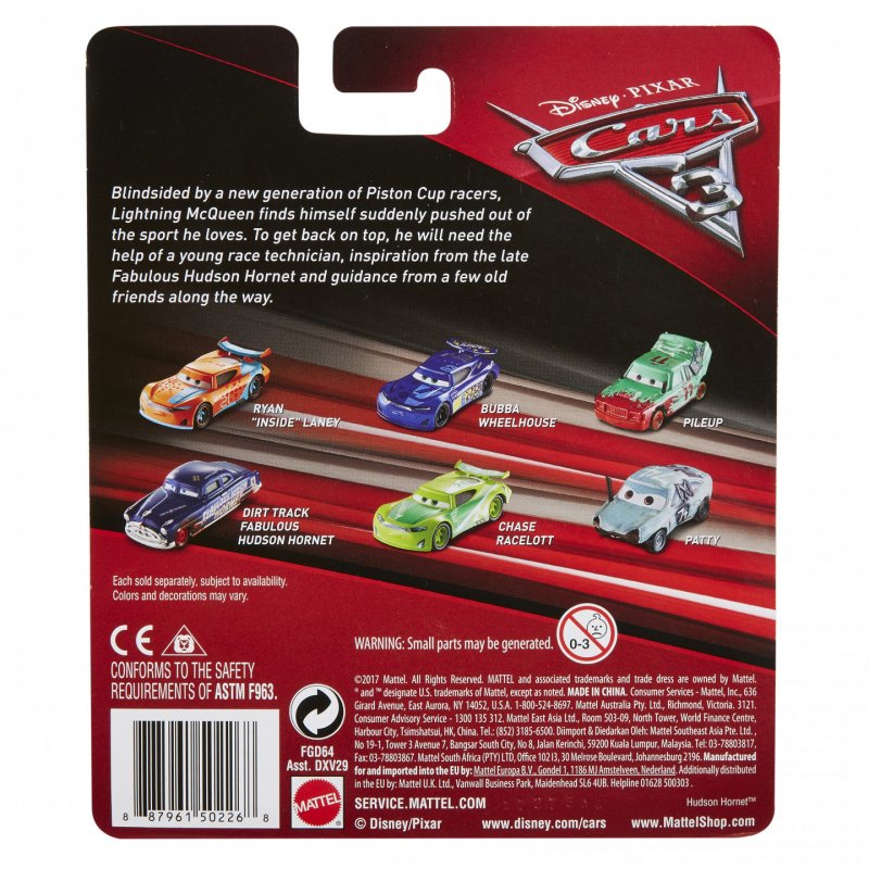 Cars 3 - Die Cast - Rust-eze Lightning McQueen (FGD64)