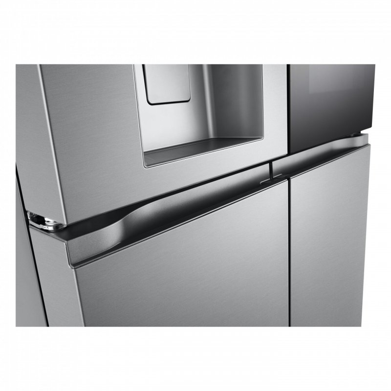 LG InstaView GMG960MBJE side-by-side refrigerator Freestanding 638 L E Silver