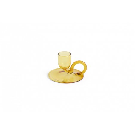 HAY - Tiny Candleholder Curved - Yellow