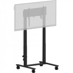 ELECTRIC TWO-POST LIFT ON WHEELS FOR MONITORS UP TO 98IN 1