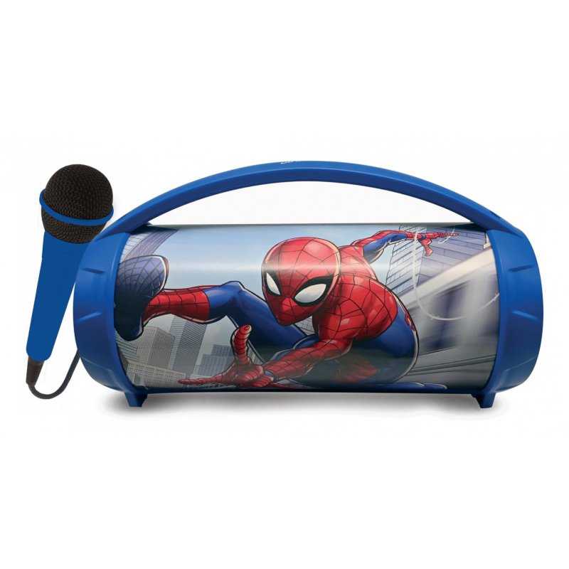 Lexibook - Spider-Man Bluetooth® Light Speaker with Microphone (BTP585SPZ)