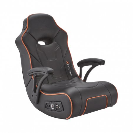 X Rocker - G-Force Sport 2.1 Chaise de jeu audio stéréo avec caisson de basses - Noir et Orange
