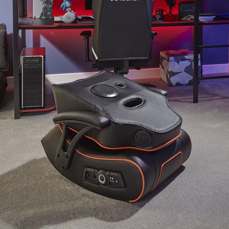 X Rocker G-Force Console gaming chair Black, Orange