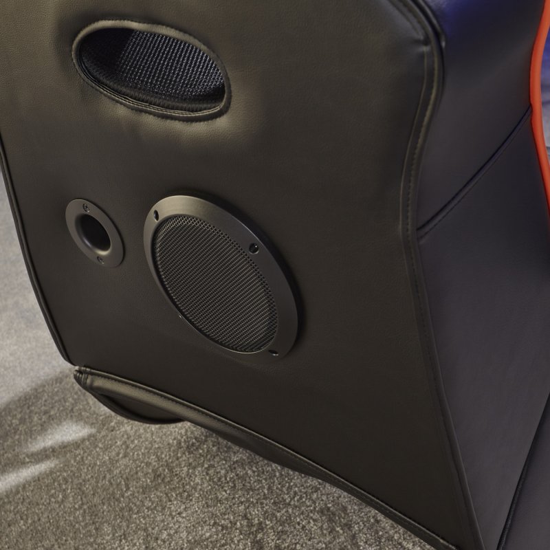 X Rocker - G-Force Sport 2.1 Chaise de jeu audio stéréo avec caisson de basses - Noir et Orange