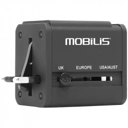 WORLDWIDE TRAVEL ADAPTOR 2 USBadaptateur secteur de voyage