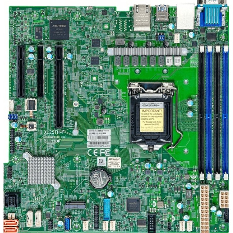 Supermicro MBD-X12STH-F-O carte mère Intel C256 LGA 1200 (Socket H5) micro ATX