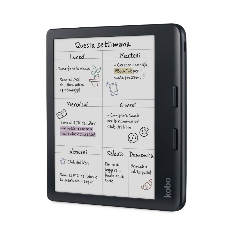 eBook-Reader eBookReader Libra Colour black Schwarz Bundle incl Stylus 2 (N428-KU-BK-K-BU)