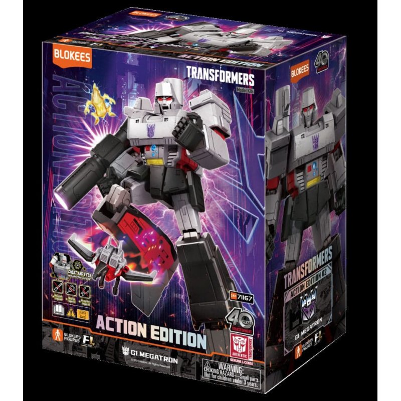 Transformers figurine Plastic Model Kit Blokees Action Edition 02 G1 Megatron