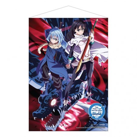 That Time I Got Reincarnated as a Slime wallscroll Rimuru, Shizue and Veldora The Storm Dragon 50 x 70 cm