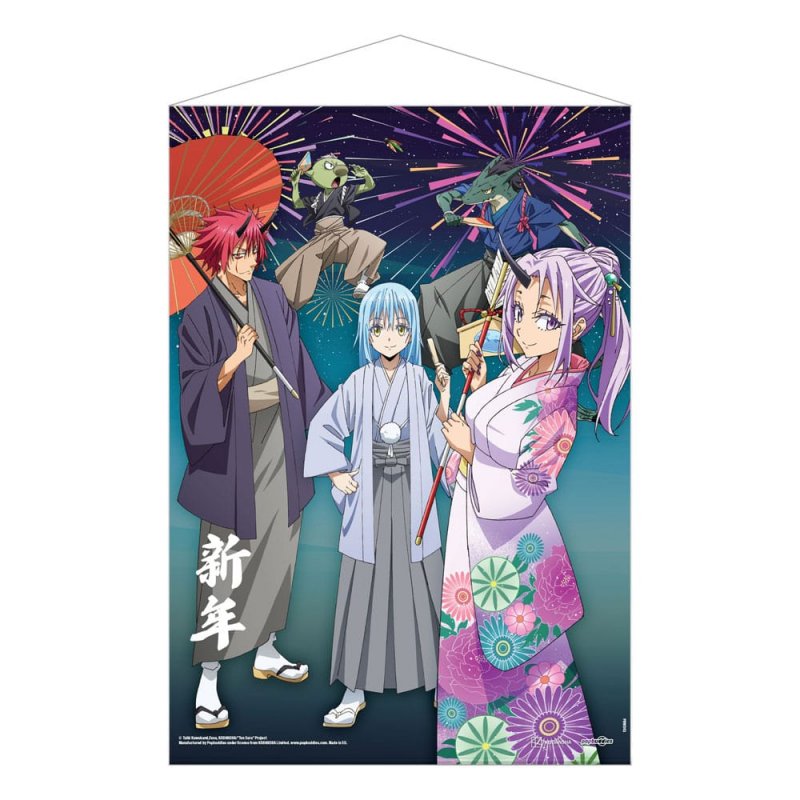 That Time I Got Reincarnated as a Slime wallscroll New Year's Celebrations 50 x 70 cm