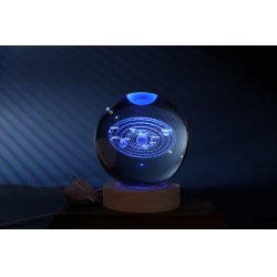 iTotal - Crystal Ball Lamp - Solar System - large