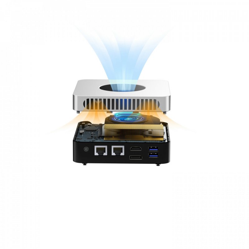 Chuwi LarkBox X 2023 Intel N N100 12 GB DDR5-SDRAM 512 GB SSD Windows 11 Home Mini PC White