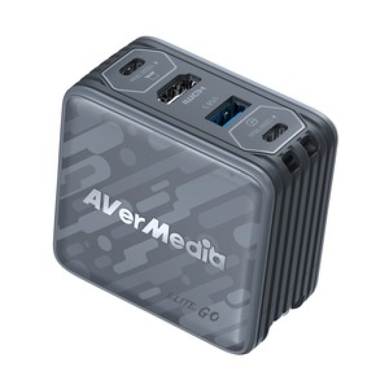 DOCK STATION 100W GAN HDMI 4K CAPTURE FHD, GC313PRO NOIR