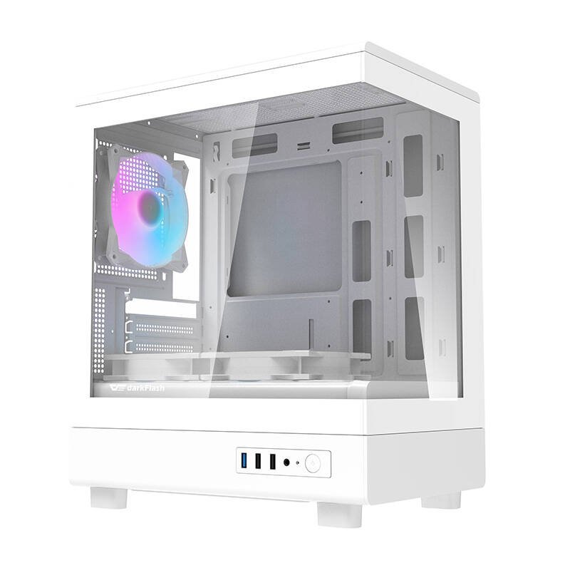 Darkflash DB330M computer case 3 aRGB fans (white)