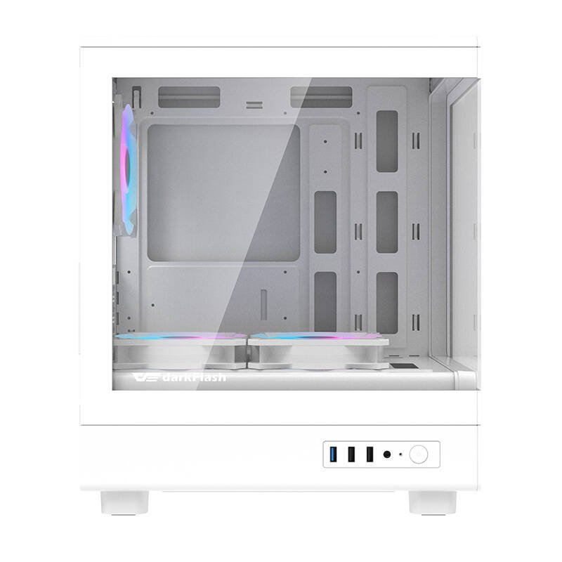 Darkflash DB330M computer case 3 aRGB fans (white)