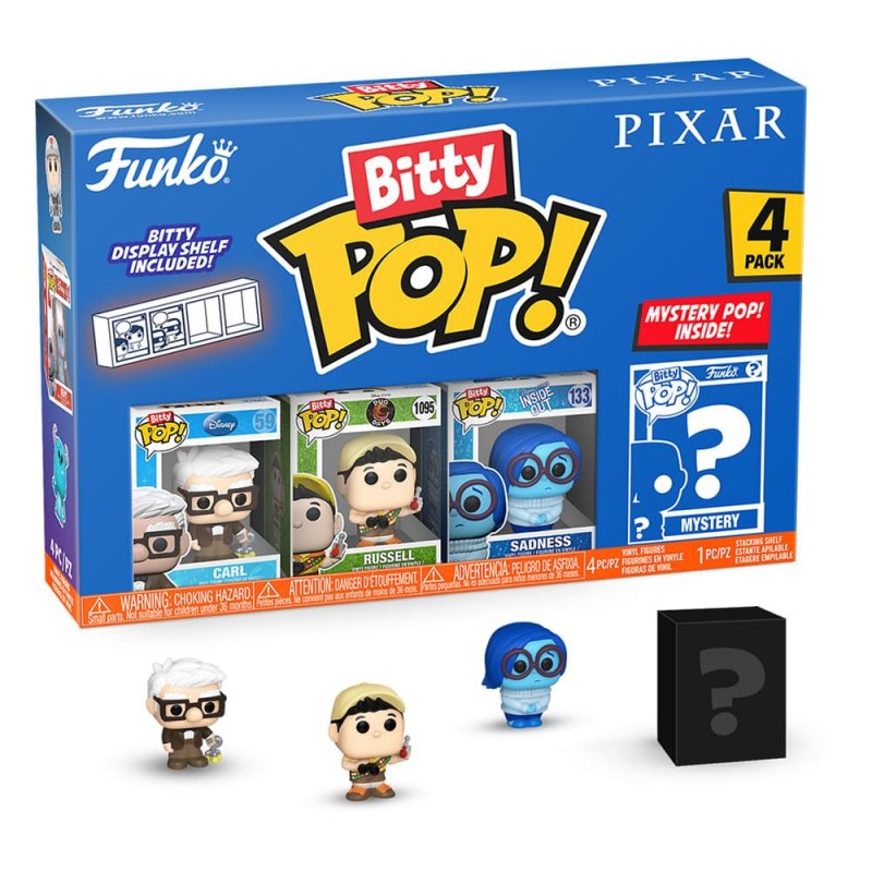 Pixar pack 4 figurines Bitty POP! Vinyl Up 2,5 cm