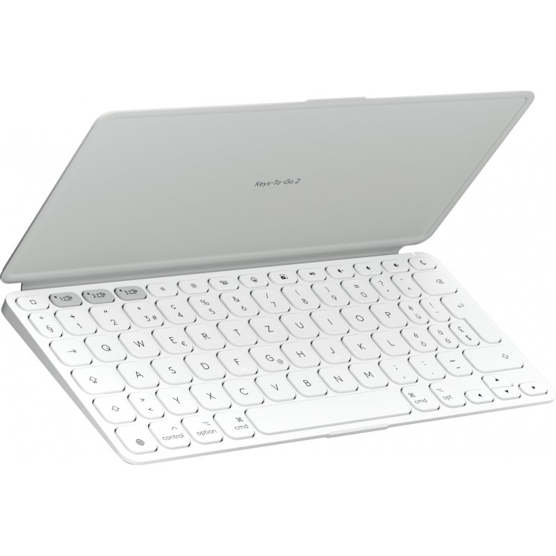 Logitech Keys-To-Go 2 keyboard Universal Bluetooth QWERTZ Swiss White