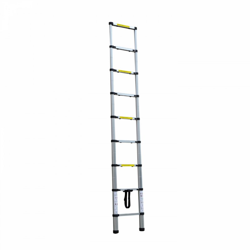 Herzberg HG-5380: Multi-Purpose Aluminum Telescopic Extension Ladder - 3.8M