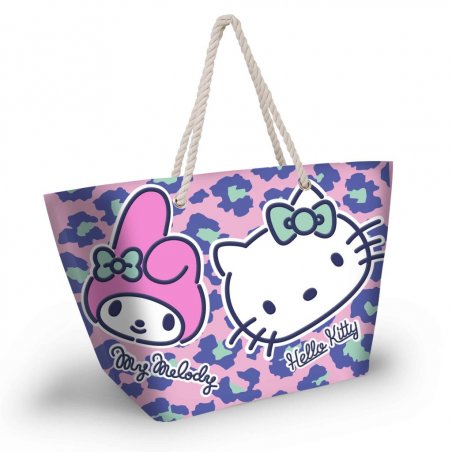 HELLO KITTY & MELODY - Safari - Sac de Plage '52x37x17cm'