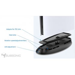 Subsonic Cooling Led Stand - PS5/PS5 Slim