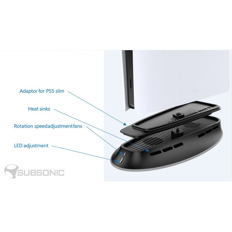 Subsonic Cooling Led Stand - PS5/PS5 Slim