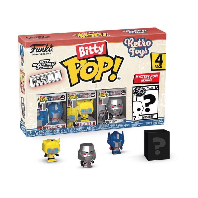 Funko Bitty Pop! 4-Pack: Retro Toys - Transformers