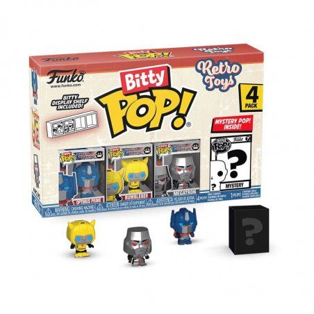 Funko Bitty Pop! 4-Pack: Retro Toys - Transformers