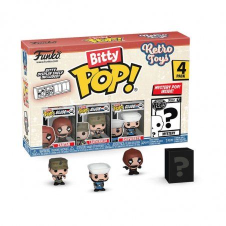 Retro Toys pack 4 figurines Bitty POP! Vinyl GI Joe 2,5 cm