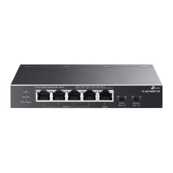 TP-LINK (TL-SG1005P-PD) 5-Port Gigabit Desktop PoE Switch with 1-Port PoE In and 4-Port PoE Out, Long-Range PoE 