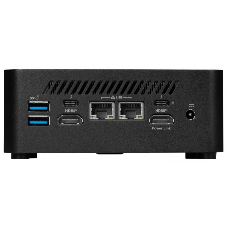 MSI Cubi NUC 13MQG-070EU Intel Core™ i7 i7-1365U 16 Go DDR5-SDRAM 1 To SSD Windows 11 Pro Mini PC Noir