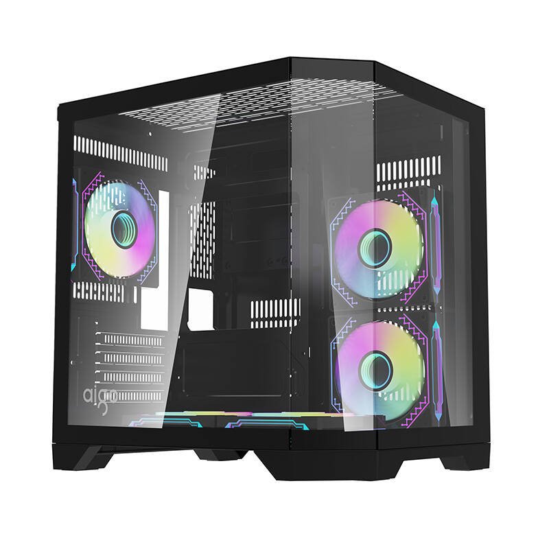 Darflash FT350 computer case 5 aRGB fans (black)