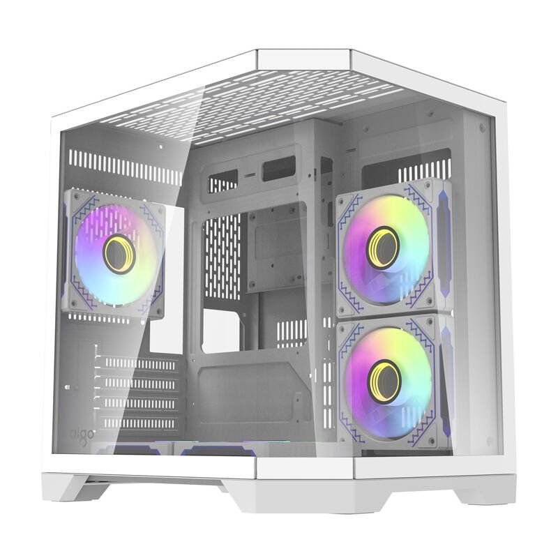 Darflash FT350 computer case 5 aRGB fans (white)