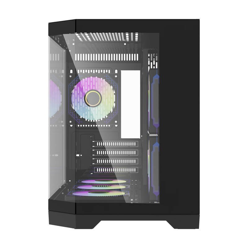 Darflash FT418 computer case 6 aRGB fans (black)