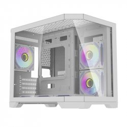 Darflash FT418 computer case 6 aRGB fans (white)