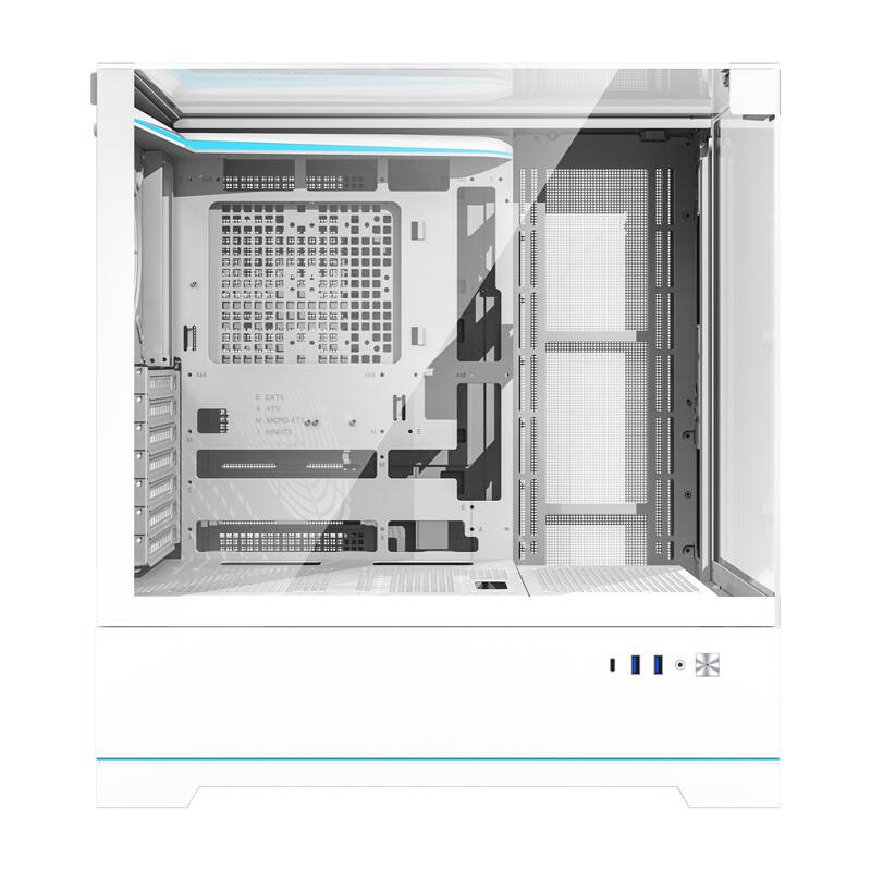 Darkflash DY450 computer case without fans (white)