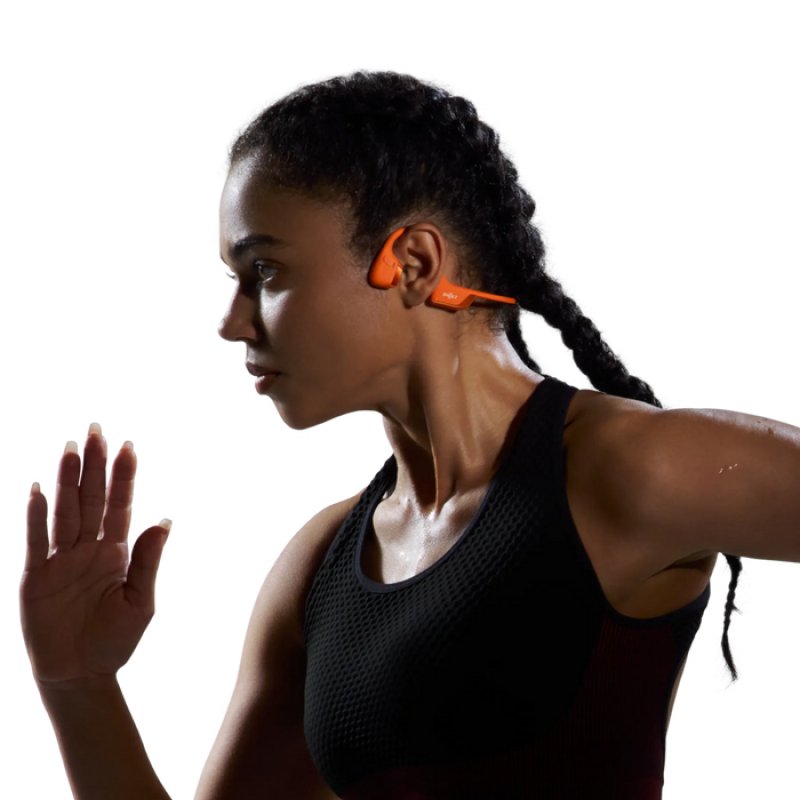CASQUE BT CONDUCTION OSSEUSE & AERIENNE OPENRUN PRO2 ORANGE