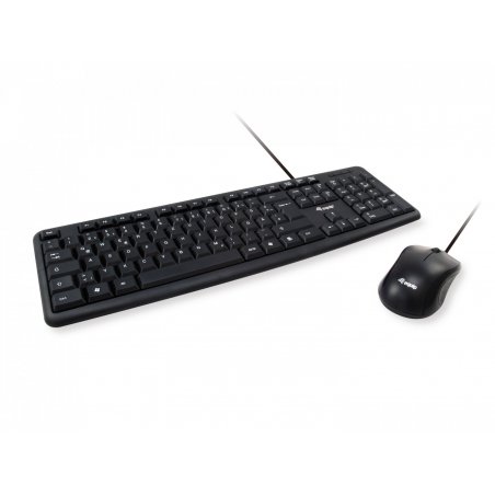 Equip 245203 keyboard Mouse included Office USB QWERTY Italian Black
