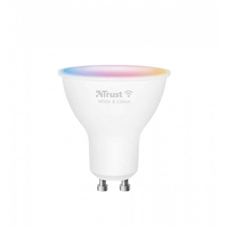 Trust GU-10 DUO-PACK RGBCW LED SPOT WI-FI Smarter WiFi LED-Strahler, weiß und farbig, Fassung GU10, von Ihrem