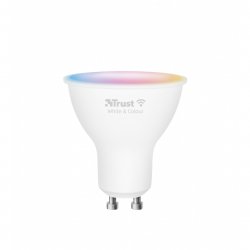 Trust GU-10 RGBCW LED SPOT WI-FI Smarter WiFi LED-Strahler, weiß und farbig, Fassung GU10, von Ihrem Smartphone/Tablet