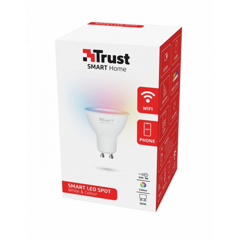 Trust 71279 éclairage intelligent Ampoule intelligente Wi-Fi