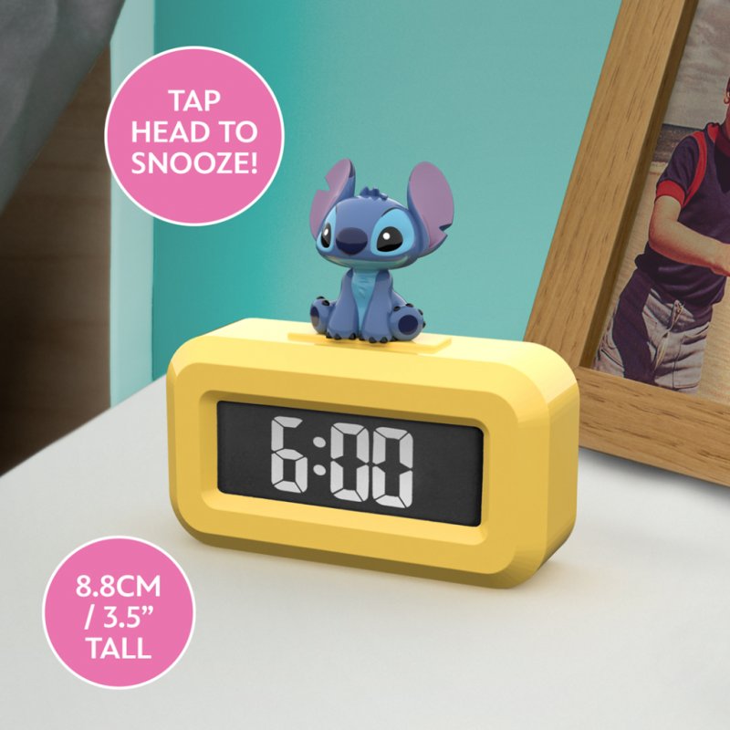 STITCH - Reveil avec Mini Figurine