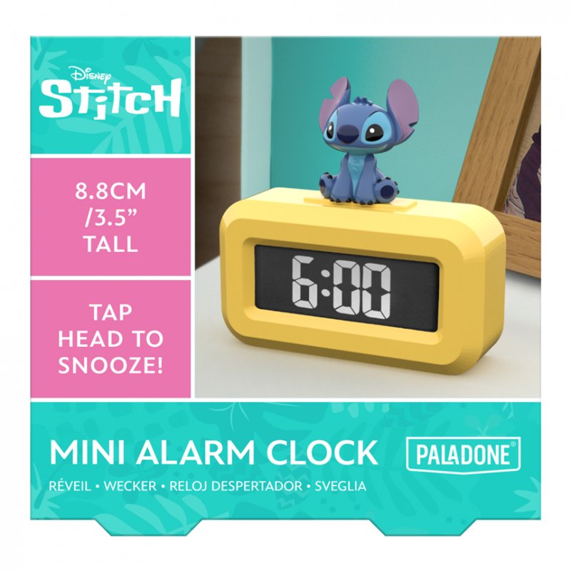 STITCH - Reveil avec Mini Figurine