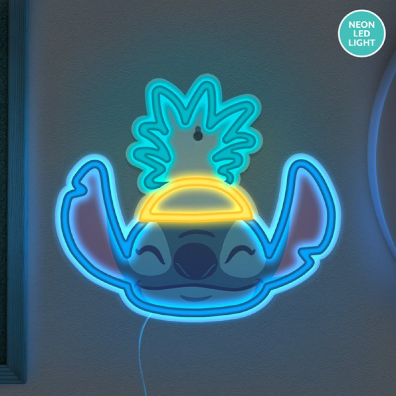 STITCH - Ananas - Lampe Murale Neon LED