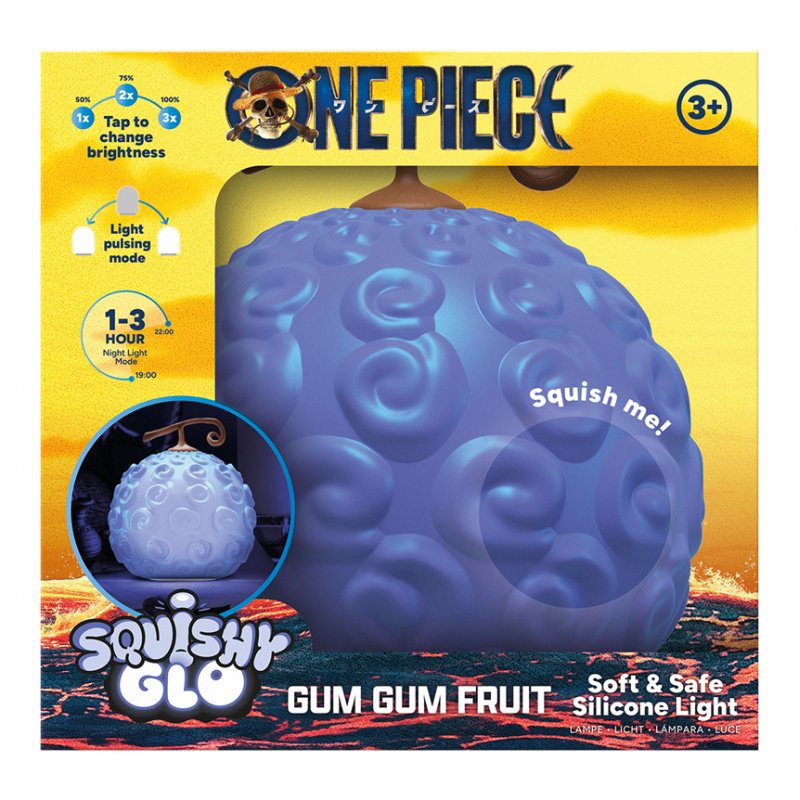 ONE PIECE NETFLIX - Fruit GumGum - Lampe en Silicone Rechargeable 15cm