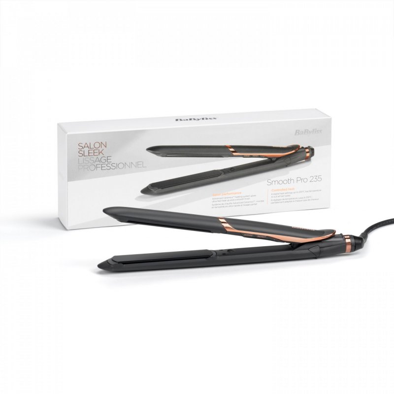 Babyliss Straightener Smooth Pro 235 black Schwarz (ST394E)
