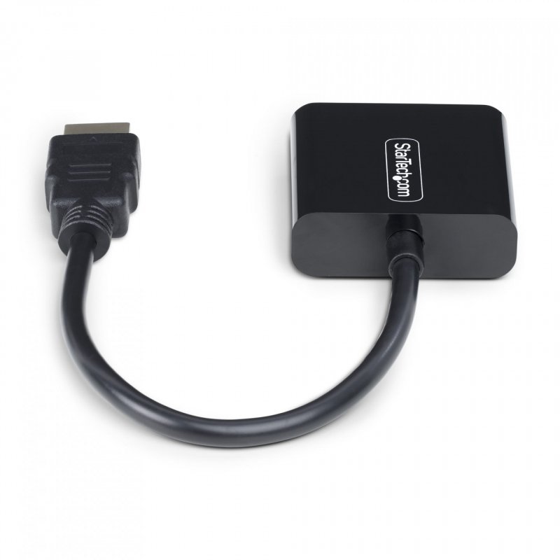 StarTech.com HDMI to VGA Adapter, Active Video Converter For Laptop/Desktop, 1920x1080 (1080p), HDMI Source to VGA
